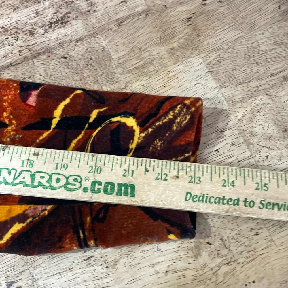 Rare KENZO JEANS 90s Velvet Collage Print Jacket Great Wave Hokusai Label FR 40 - Picture 8 of 10